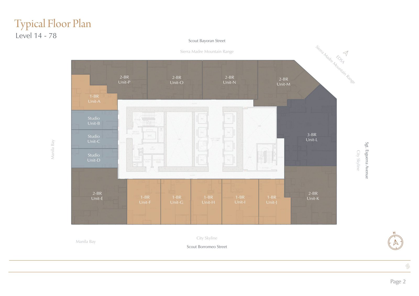 Typical Floor Plan Level 14-78